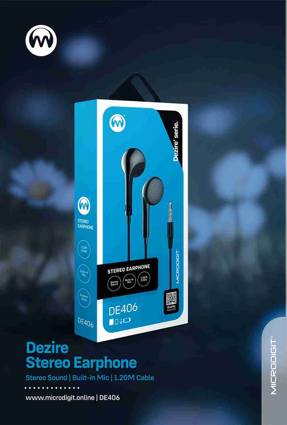 Microdigit DE406 Dezire Earphones