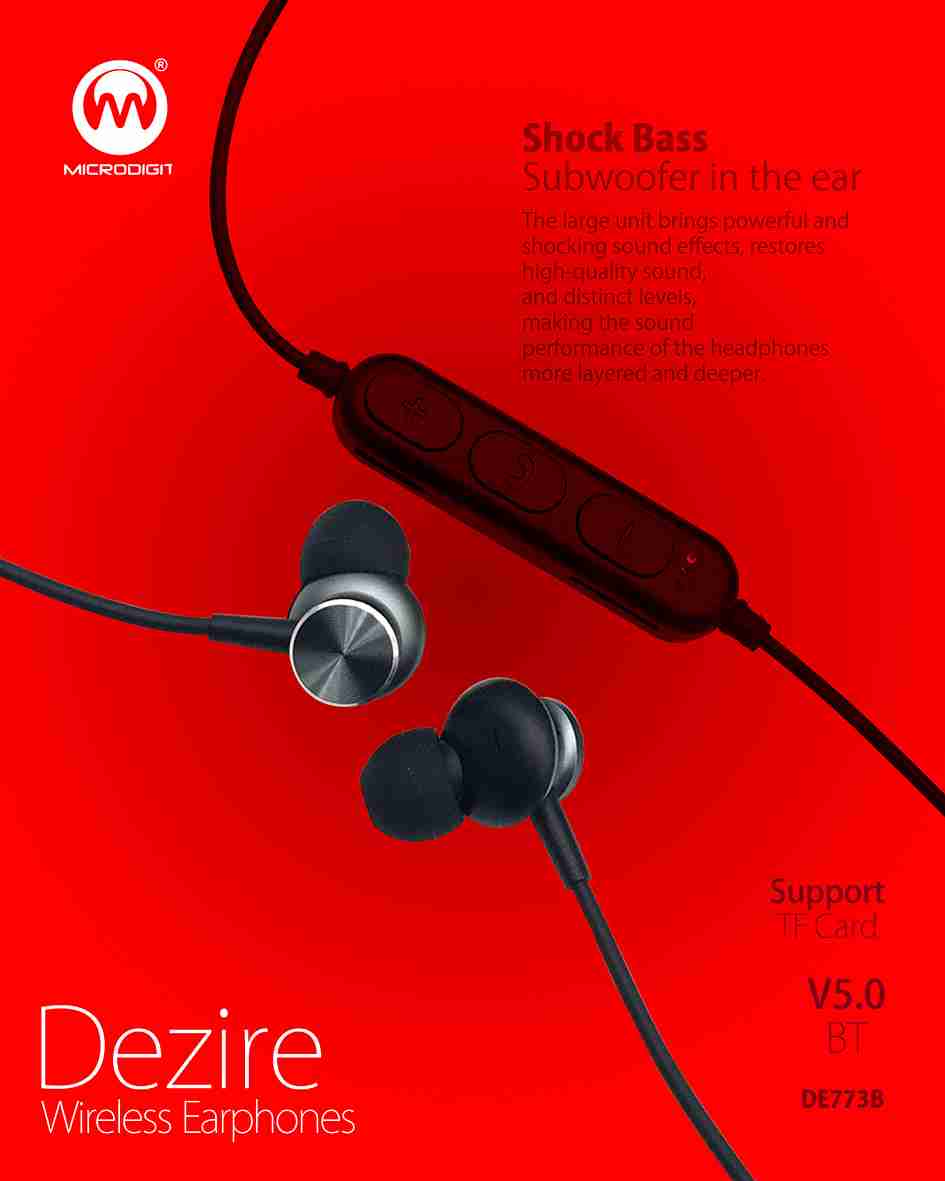 Microdigit dzire on sale wireless earphones