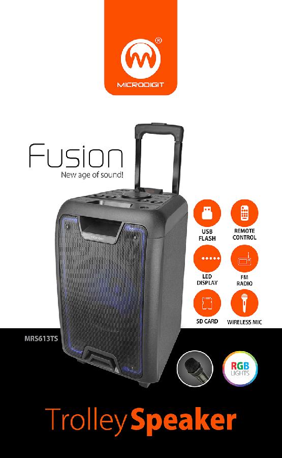 Microdigit shop trolley speaker